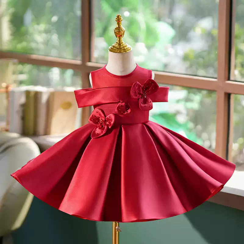Cute Baby Girl Beauty Pageant Christmas Dress Toddler Birthday Fluffy Princess Dress Cute Baby Girl Beauty Pageant Christmas Dress Toddler Birthday Fluffy Princess Dress