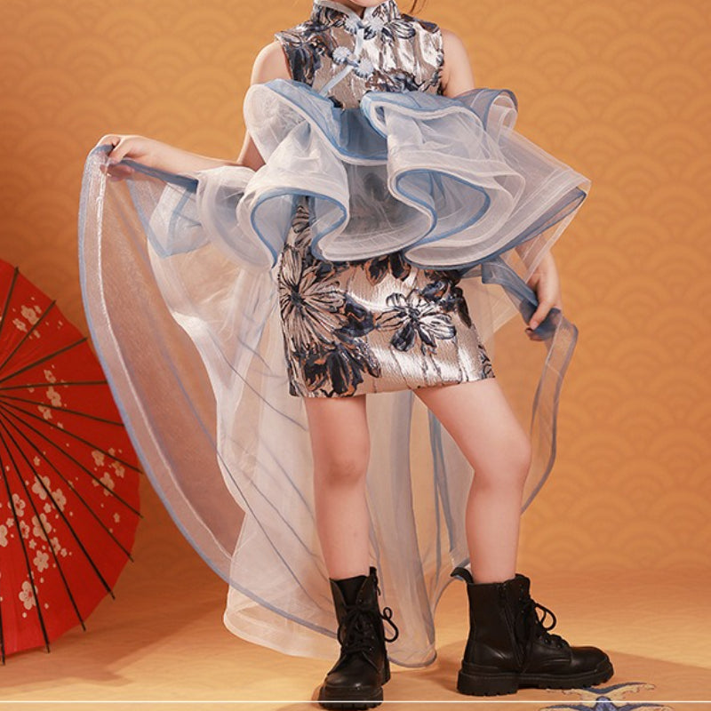 Children's Party Dresses Girls Birthday Cheongsam Girls Prom Dresses