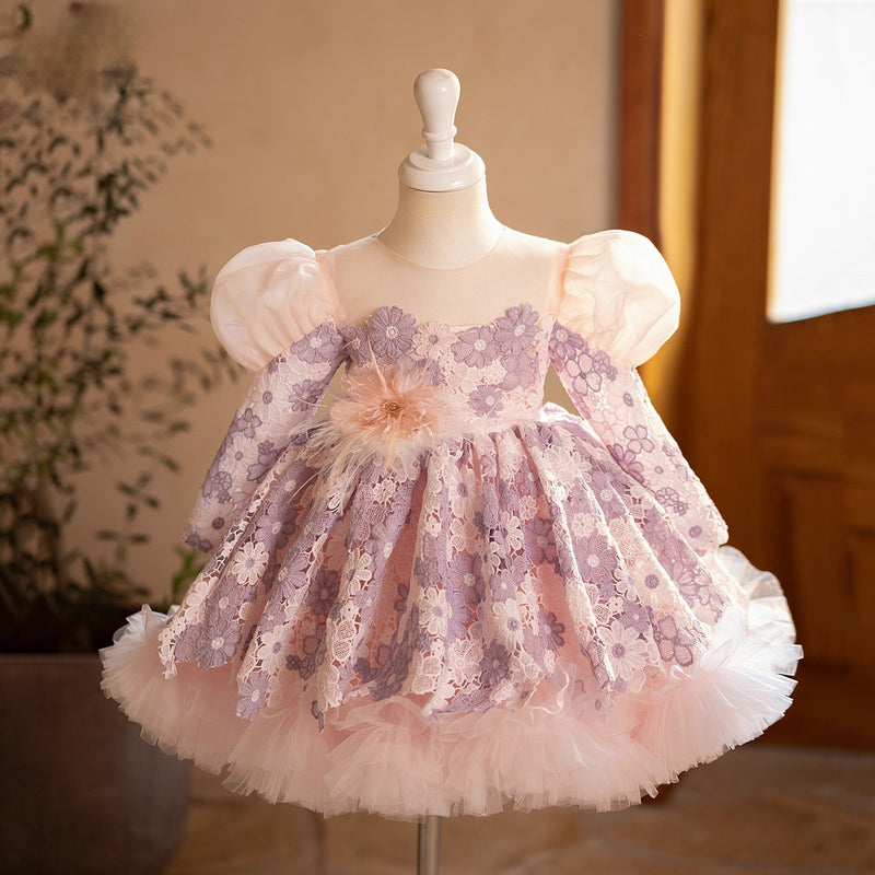 Children's Communion Princess Dress Girl's Birthday Dress Flower Girl Wedding Dress