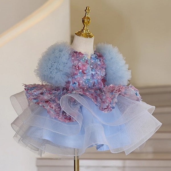 Girls Party Dress Children's Birthday Princess Dress Flower Girl Dress