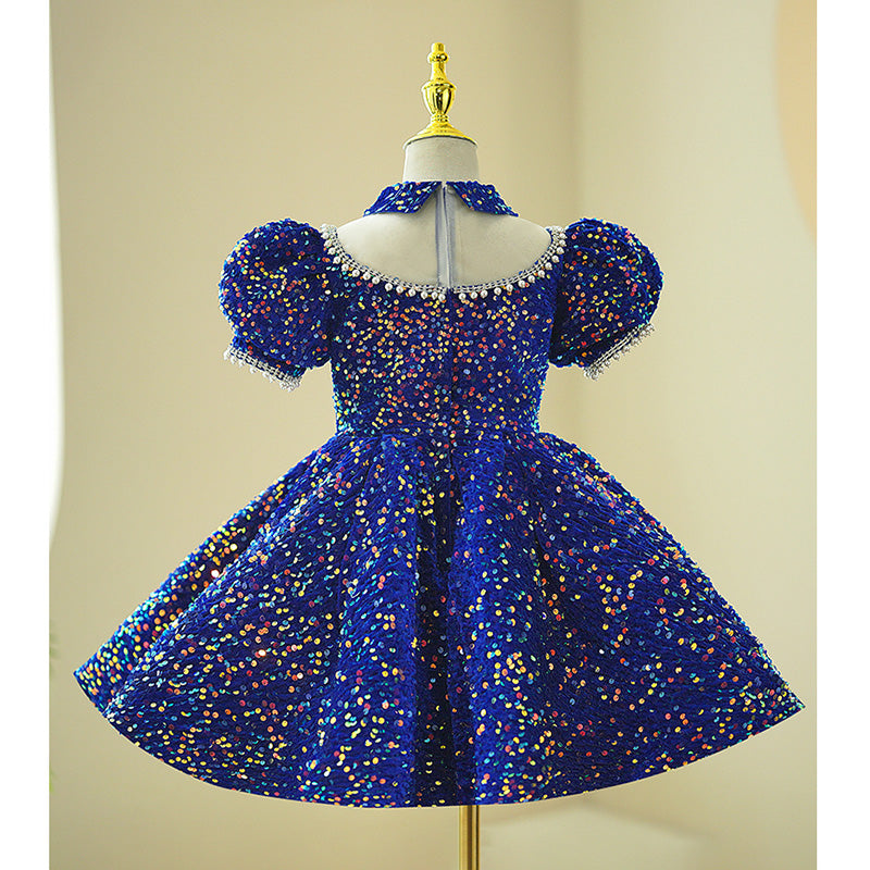 Girls Christmas Dress Toddler Beauty Pageant Birthday Party Princess Dress, Blue / 7-8 Years (140cm) Girls Christmas Dress Toddler Beauty Pageant Birthday Party Princess Dress, Blue / 7-8 Years (140cm)