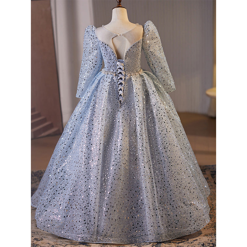 Cute Baby Girl Puffy Christmas Dress Toddler Birthday Party Princess Dress