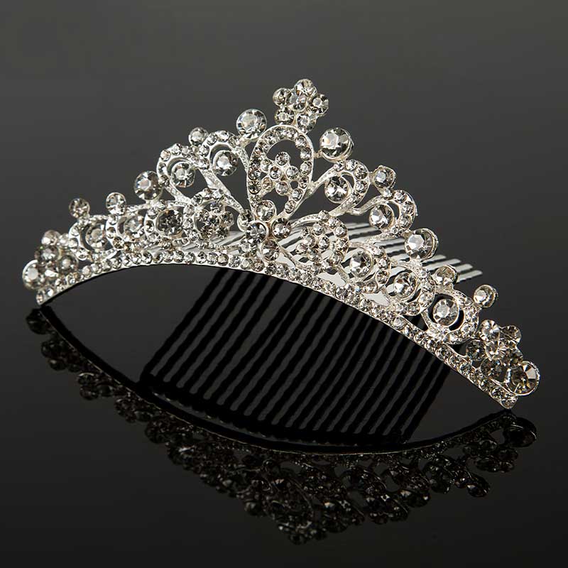 Baby Girl Birthday Wedding Party Crown Bead Diamond Headband