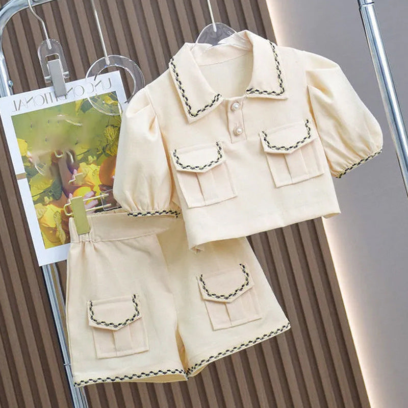 Cute Baby Girl Summer Two Piece Suit