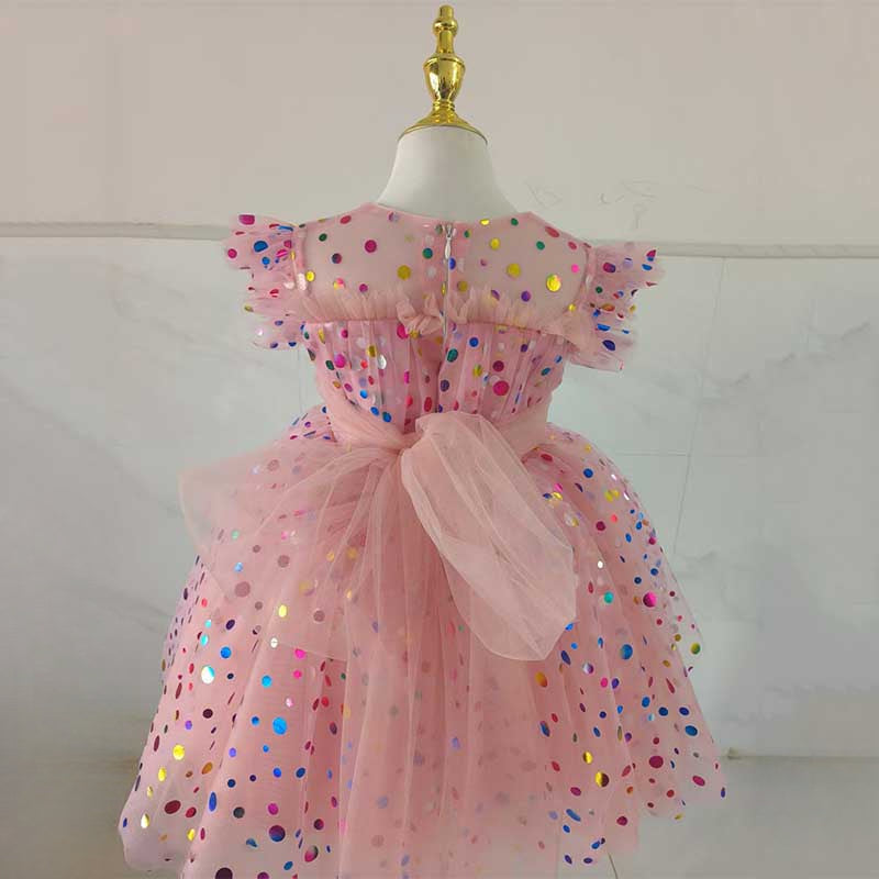 New Children's Birthday Princess Dress Girls Communion Dress