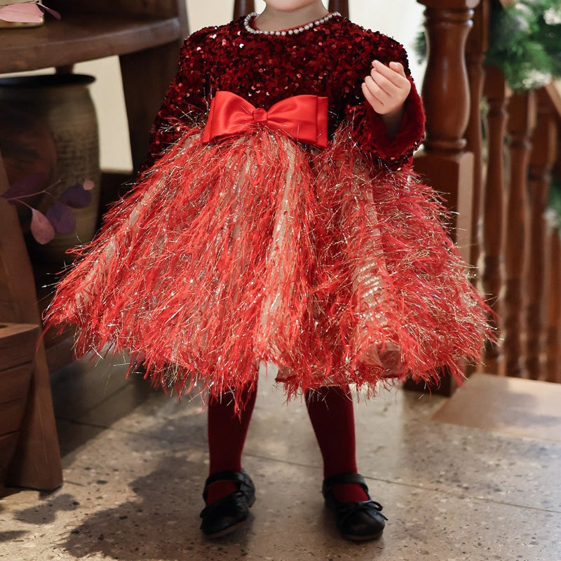 Girls Christmas Dresses Girls Prom Dresses Baby Birthday Princess Dresses