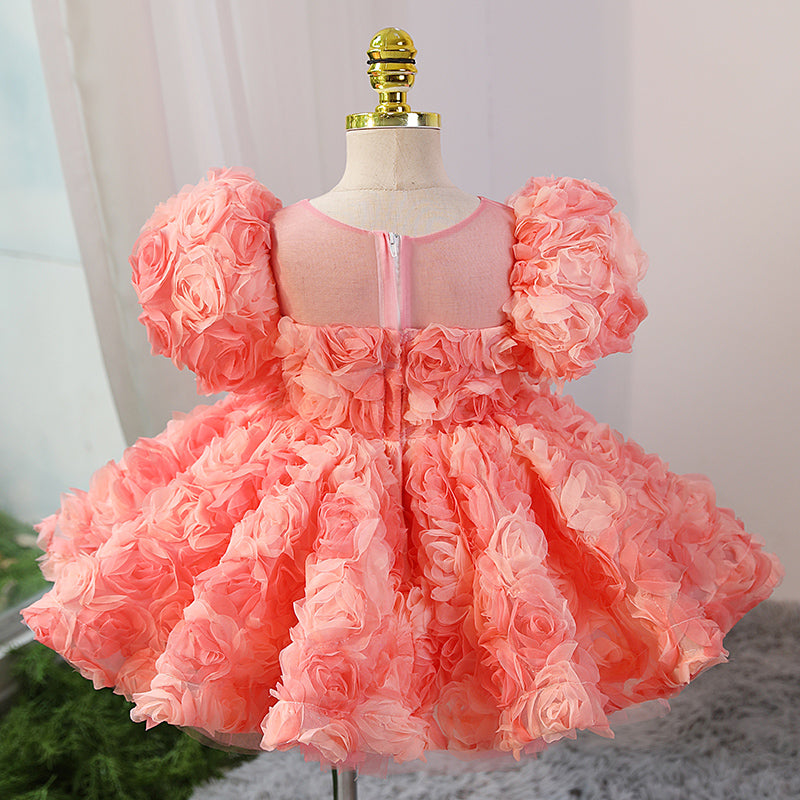 Baby Girl Summer Flower Girl Wedding Birthday Party Princess Dress