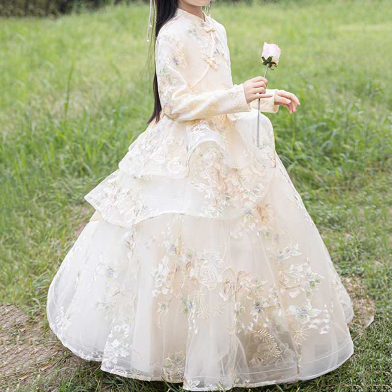 Children's Birthday Princess Dress Flower Girl Puffy Dress