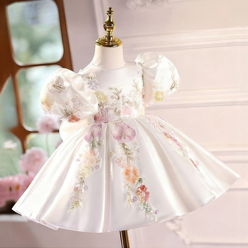 Girls Communion Dress Flower Girl Wedding Dress Girls Birthday Princess Dress