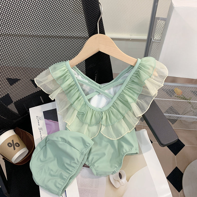 Girls Summer One-piece Baby Swimsuit