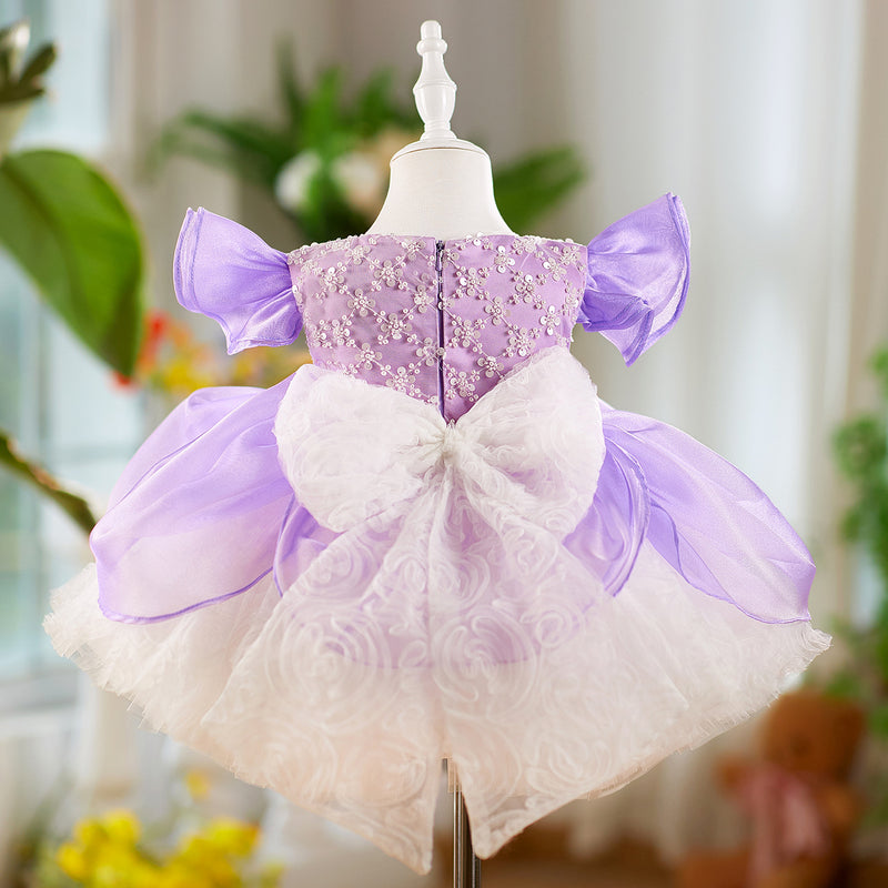 Girls Cute Birthday Dress Flower Girl Wedding Princess Dress