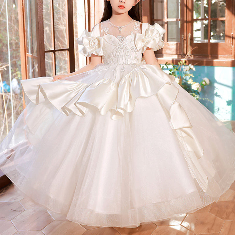 Baby Girl Dresses Flower Girl Elegant Puffy Dress