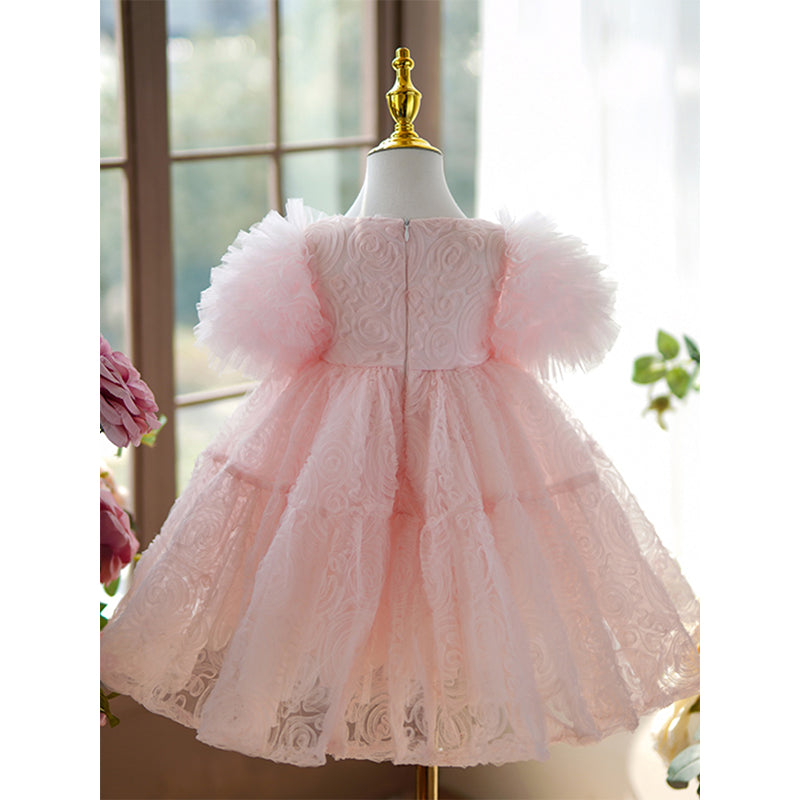 Luxurious Baby Girl Beauty Pageant Dress Toddler Birthday Prom Princess Dress