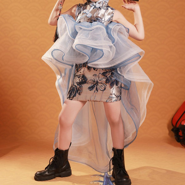 Children's Party Dresses Girls Birthday Cheongsam Girls Prom Dresses