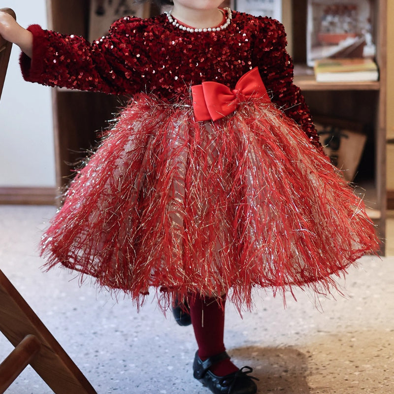 Girls Christmas Dresses Girls Prom Dresses Baby Birthday Princess Dresses