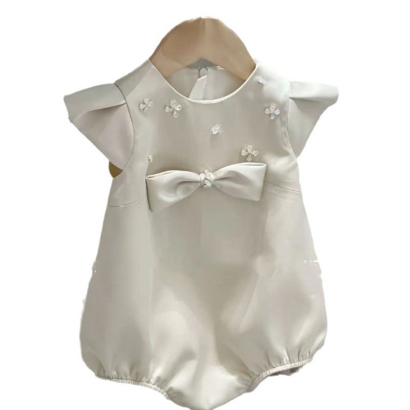 Infant Daily Dress Little Baby Bubble Cute Bow Princess Dress