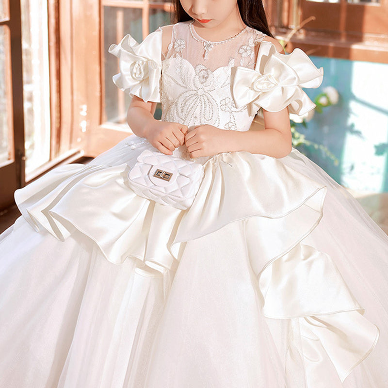 Baby Girl Dresses Flower Girl Elegant Puffy Dress