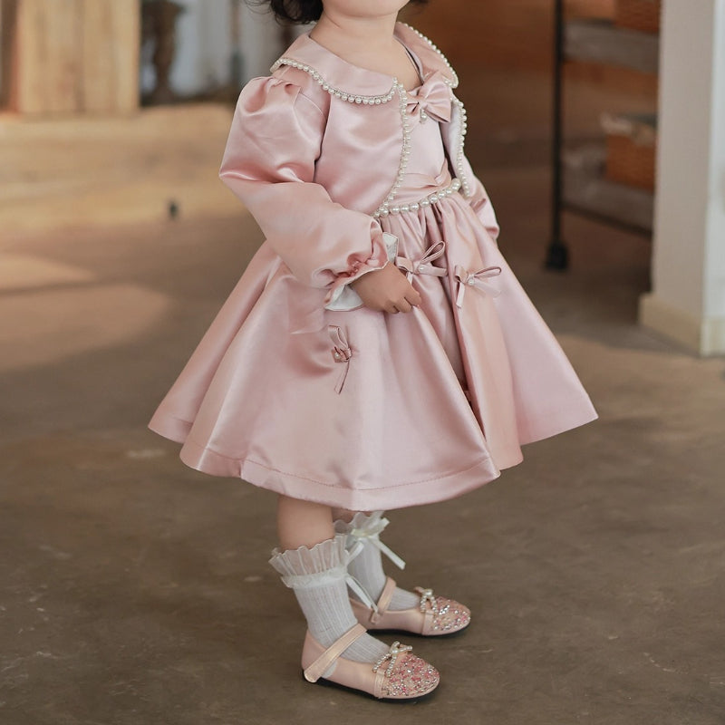 Baby Birthday Princess Dress Girls Cute Dress Flower Girl Wedding Dress