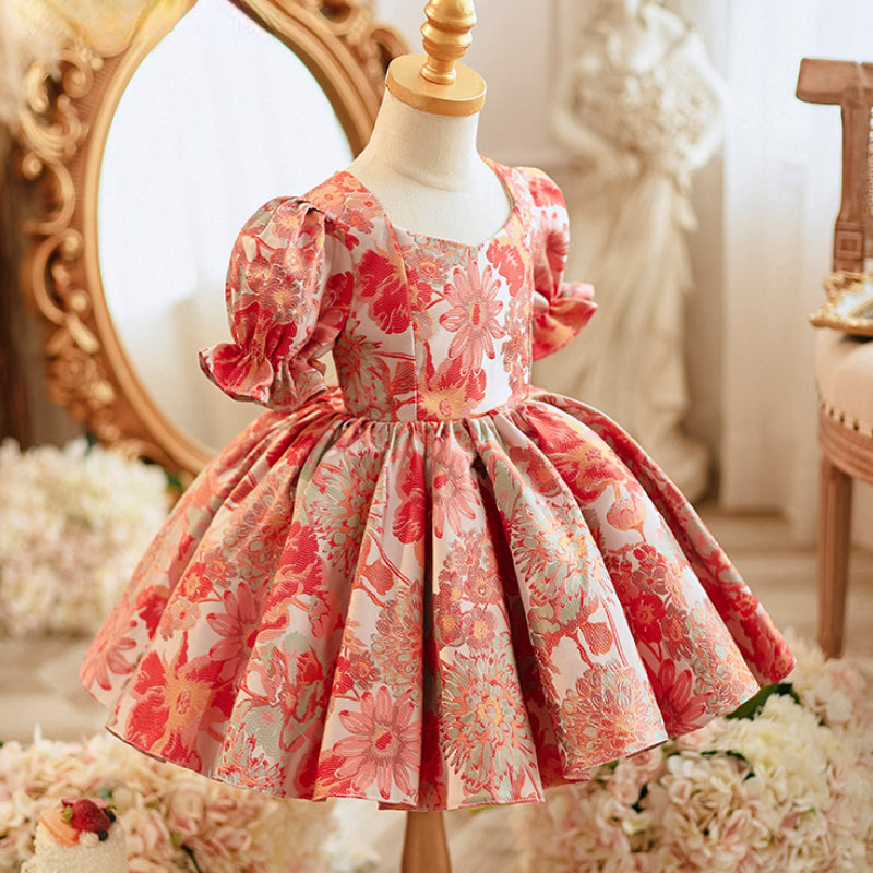Baby Girl Sweet Embroidered Princess Dress