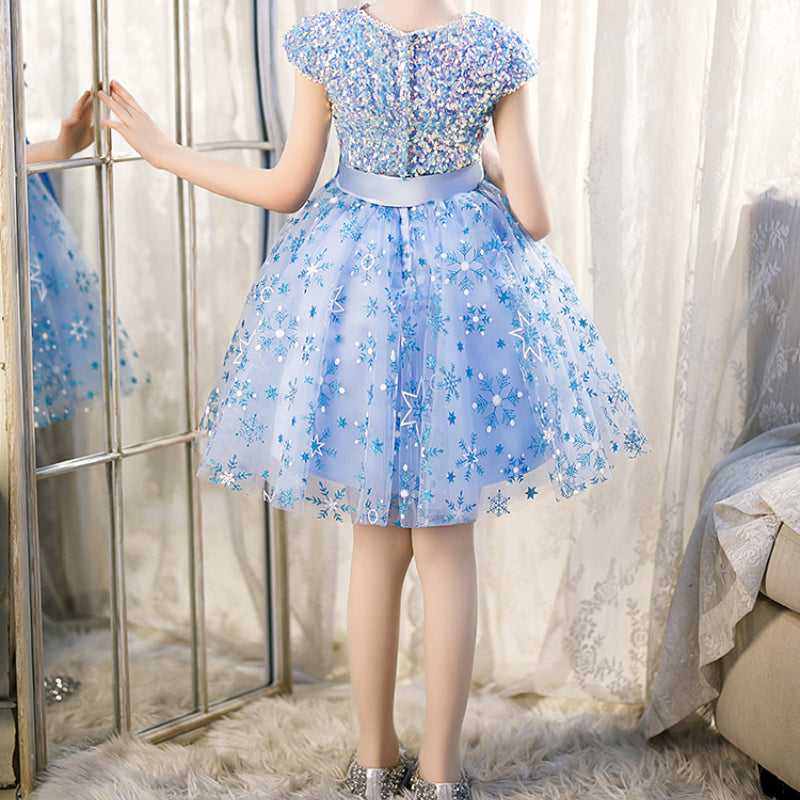 Baby Girl Dress Toddler Ball Gowns Sleeveless Birthday Piano Performance Puffy Princess Dress
