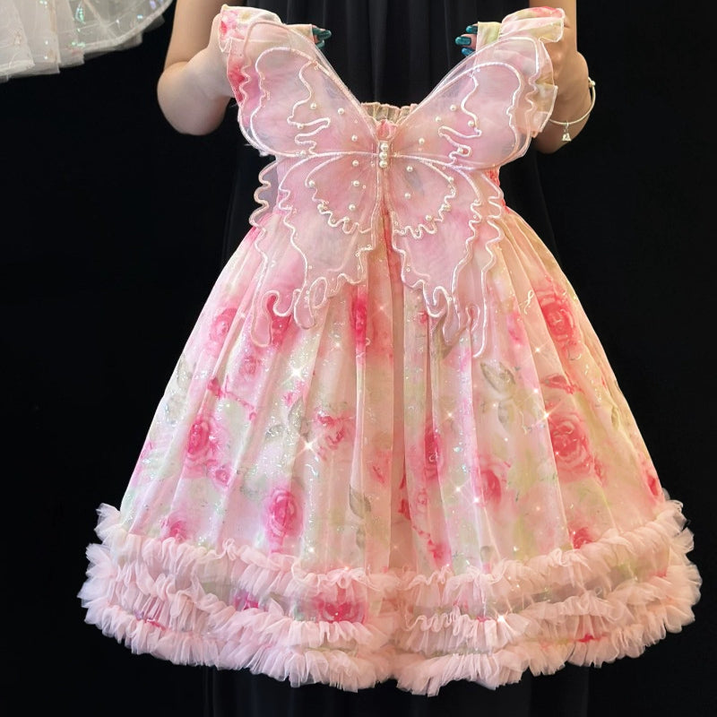 Girls Summer Vacation Dresses Flower Girl Dresses Girl Birthday Dresses