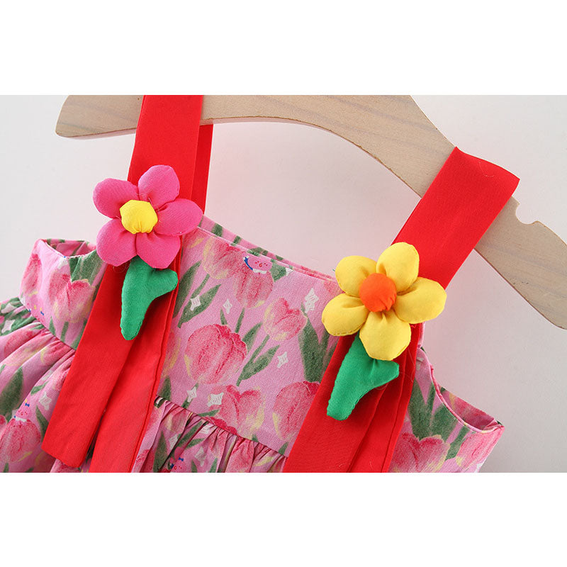 Baby Girls Summer Cute Floral Dress