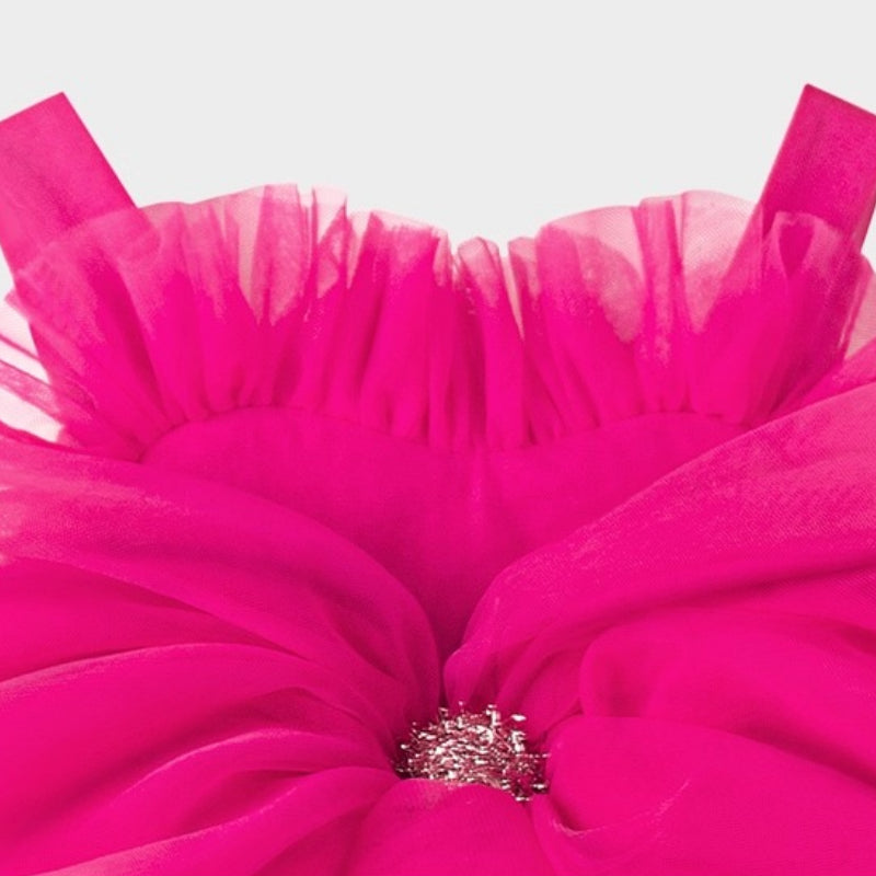 Baby Girl Birthday Pink Princess Dress Children's Suspender Puffy Dress