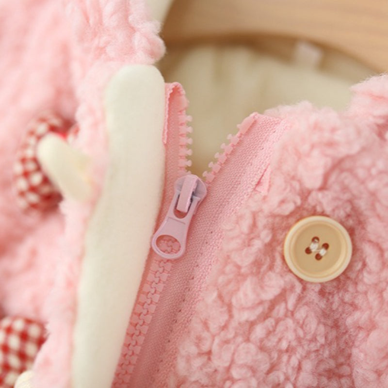 Girls' Winter Warm Hooded Coat