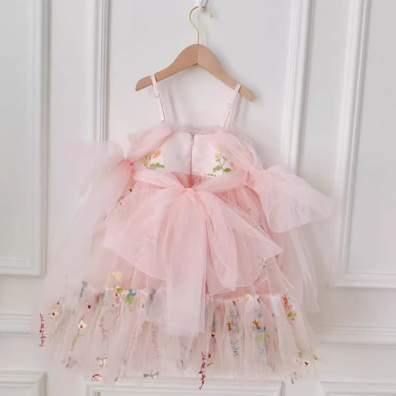 Girls Communion Dress Girls Birthday Princess Dress Children's Party Dress