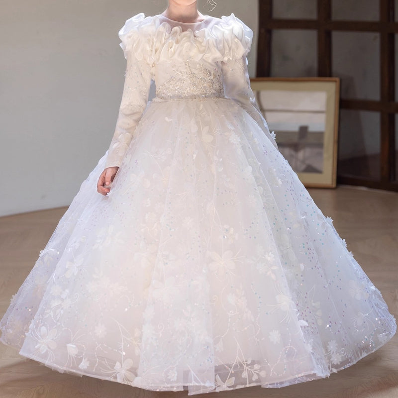 Girls' Pageant Dresses Children's Birthday Princess Dresses Flower Girl Wedding Dresses