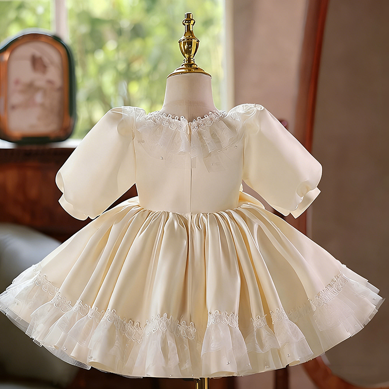 Girls Elegant Party Dress Children's Birthday Princess Dress Flower Girl Wedding Dresses