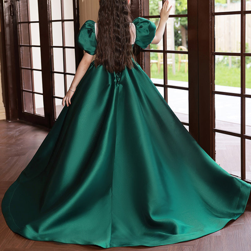 Girls Beauty Pageant Princess Dress Girls Green Birthday Dress marryshe Girls Beauty Pageant Princess Dress Girls Green Birthday Dress marryshe