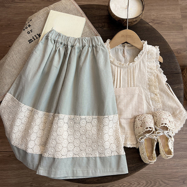 Cute Butterfly Sleeve Vest Trousers Two-piece Set