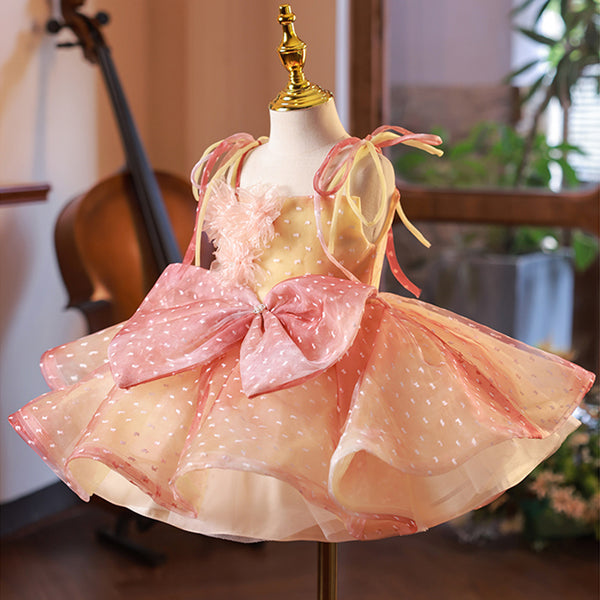 Elegant Baby Girl Christening Dresses Toddler Prom Dress