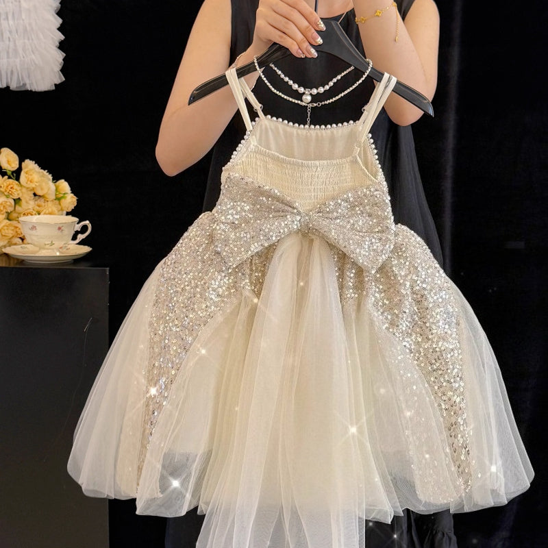 Toddler Communion Dress Baby Birthday Princess Dress Children's Party Dress