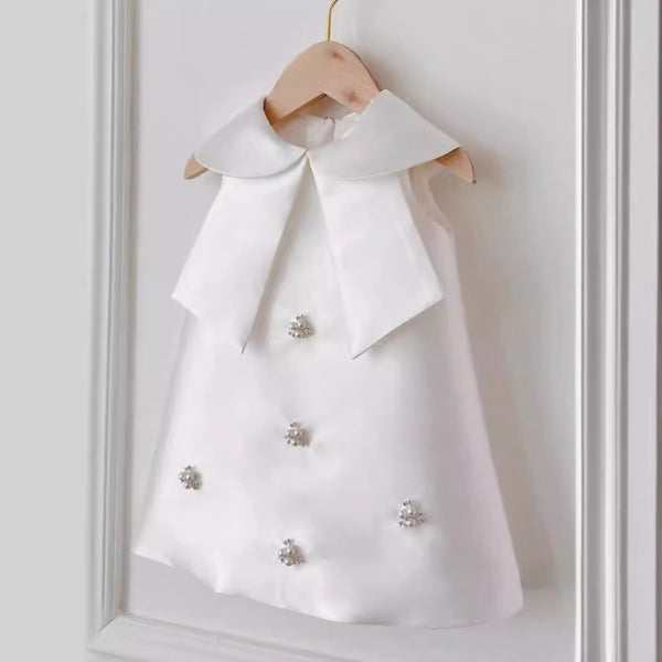 Elegant Baby First Communion Dress Toddler Flower Girl Dresses