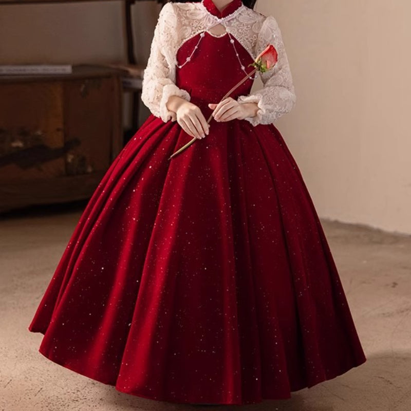 Girls' Christmas Dresses Girls' Birthday Princess Dresses Children's Ball Dresses