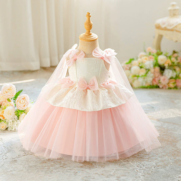 Baby Girl Summer Formal Princess Dress Girl Puffy Pageant Birthday Party Dress
