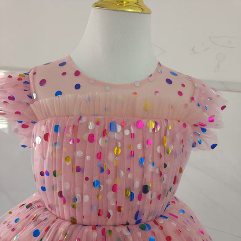 New Children's Birthday Princess Dress Girls Communion Dress