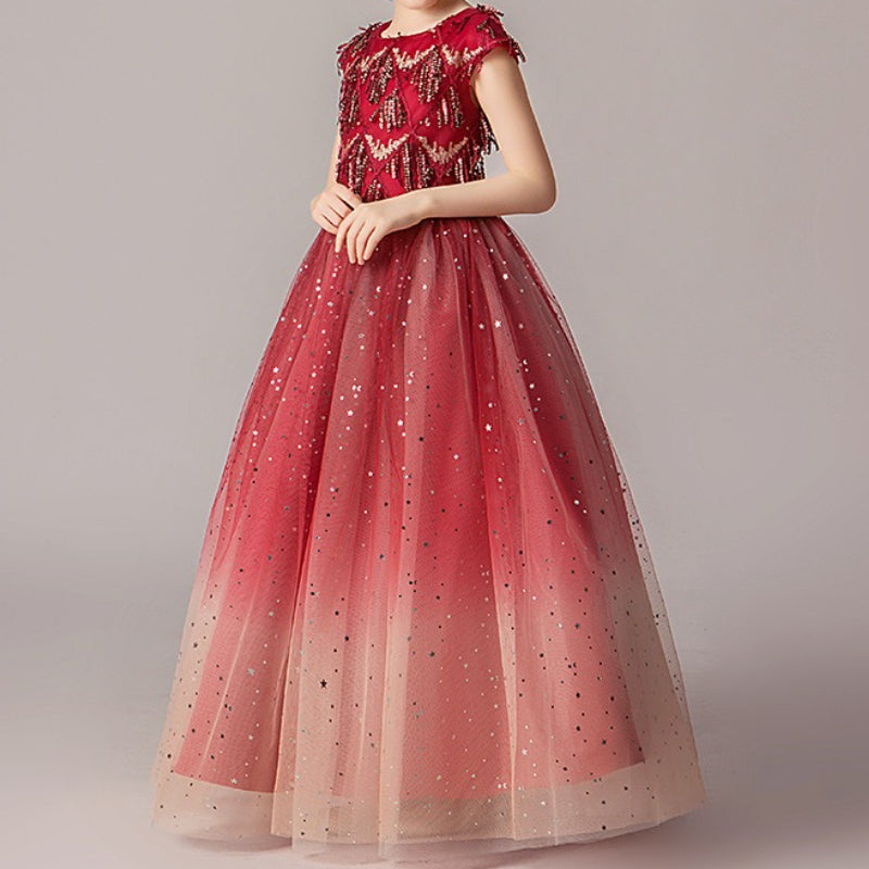Girls Birthday Dresses Children's Prom Princess Dresses Girls Party Dresses
