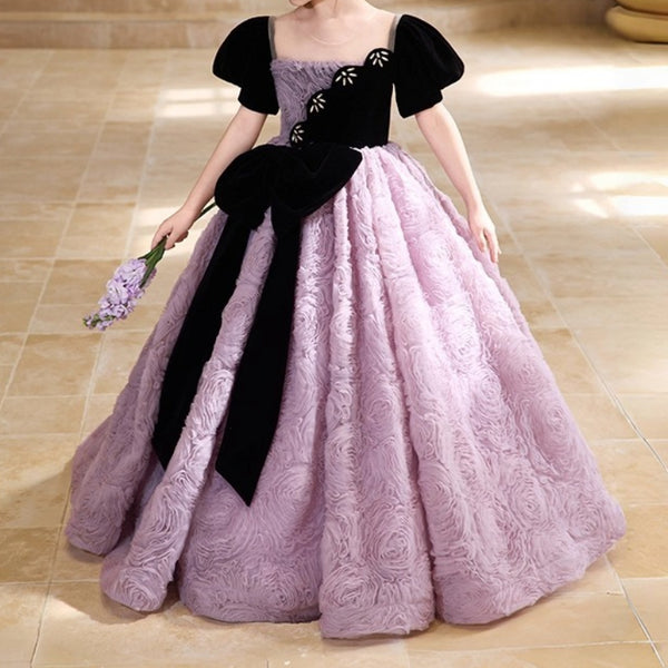 Girls Prom Dresses Children Birthday Princess Dresses Girls Beauty Pageant Dresses