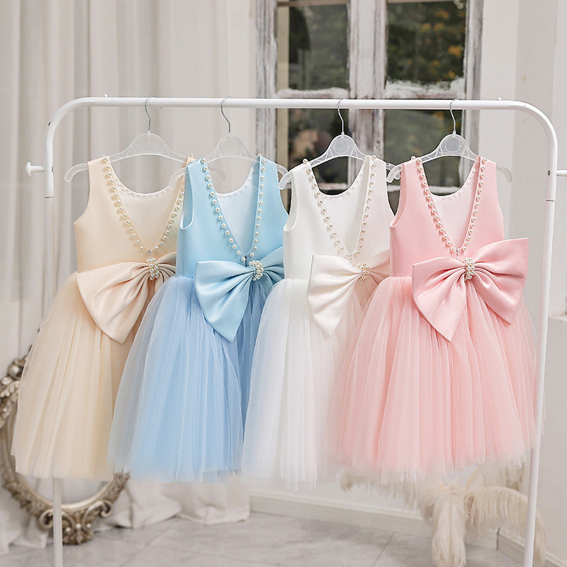 Cute Girl Formal Dresses Toddler Birthday Party Dress Pageant Princess Dress