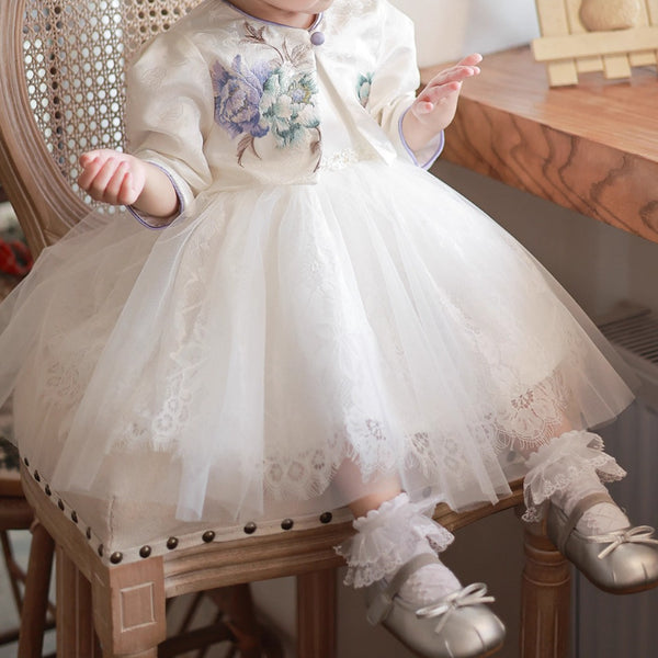 Children's Birthday Dress Baby Puff Dress Flower Girl Princess Dress