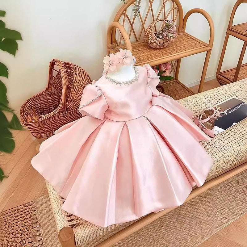sweet princess dress Sweet Lace Fairy Dress Women Retro Bow V-Neck Princess Dress Lolita