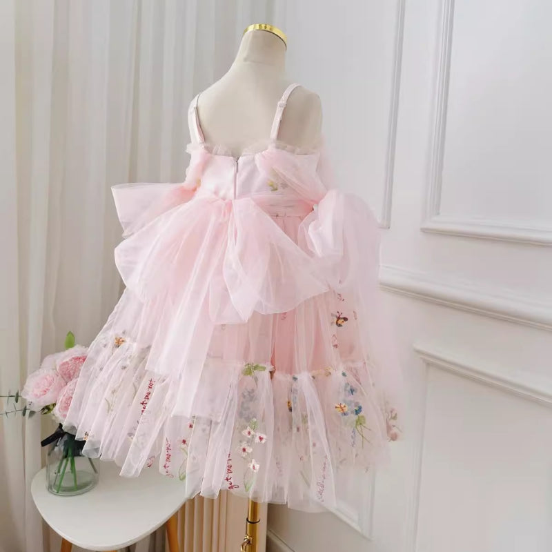 Girls Communion Dress Girls Birthday Princess Dress Children's Party Dress