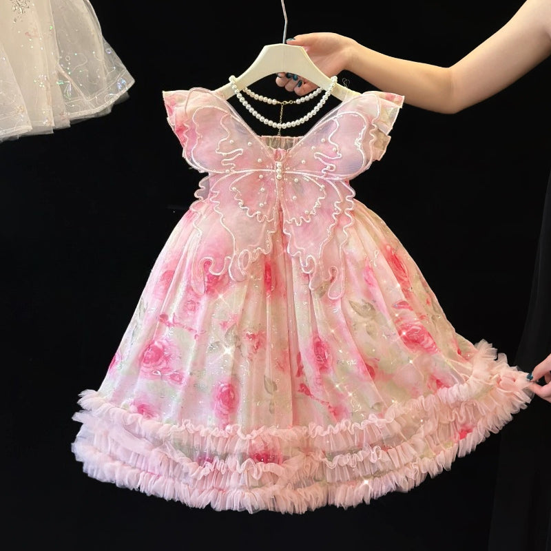 Girls Summer Vacation Dresses Flower Girl Dresses Girl Birthday Dresses