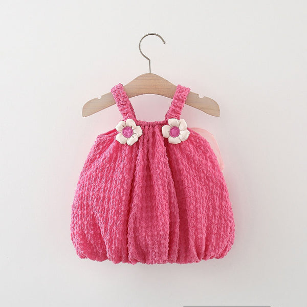 Baby Girl Cute Flower Bow Knot Dress