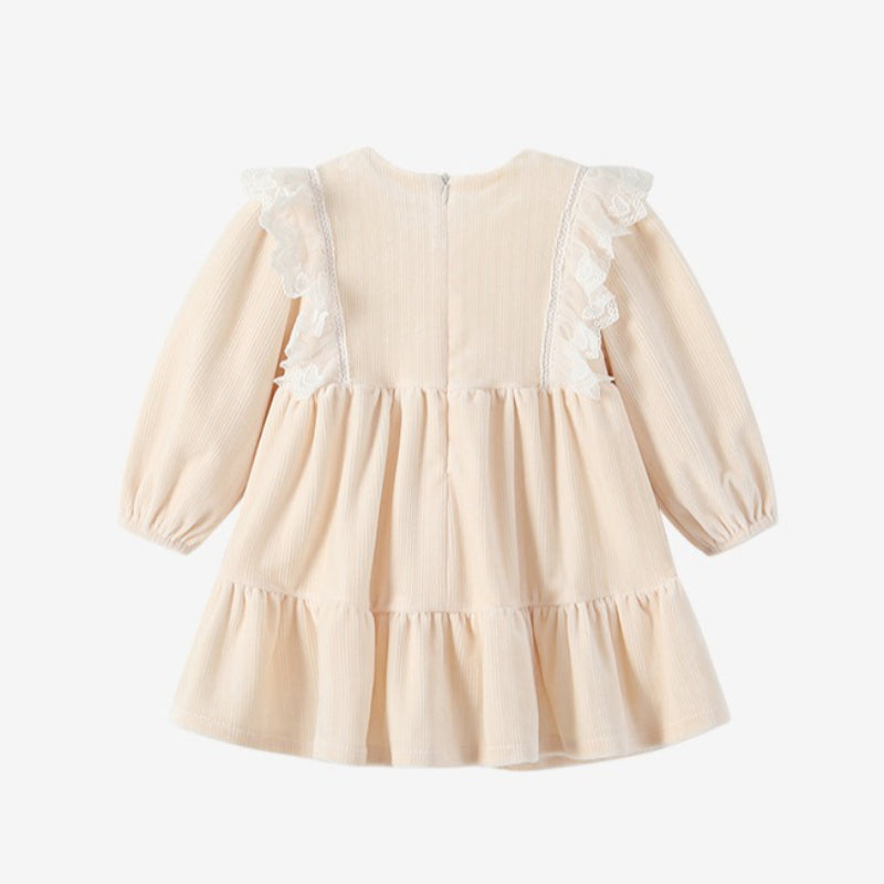 Girls Casual Fall Dress Girls Elegant Comfortable Dress