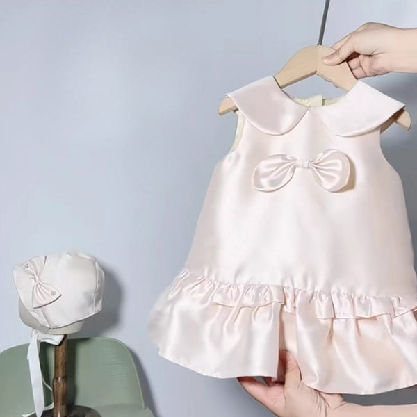 Baby Girl Birthday Dress Girl Sleeveless Communion Princess Dress