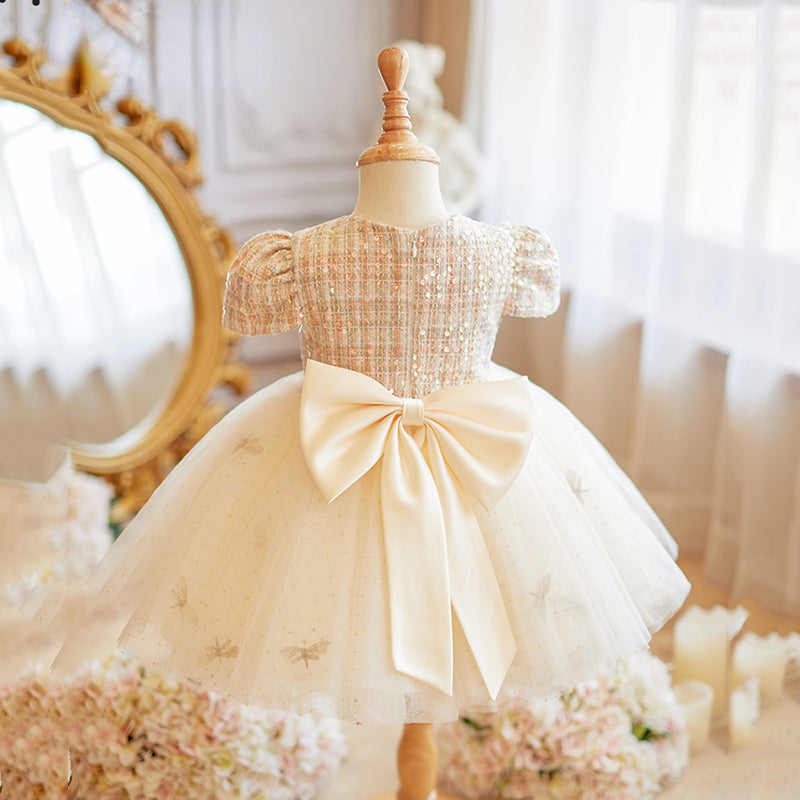 Elegant Baby Baby Girl Dresses Toddler Flowery Pageant Dresses, Champagne / 2-3 Years (100cm) Elegant Baby Baby Girl Dresses Toddler Flowery Pageant Dresses, Champagne / 2-3 Years (100cm)